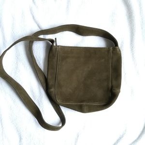 Brown Liz Claiborne Suede Crossbody